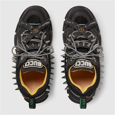 gucci spike shoes|gucci shoes flashtrek.